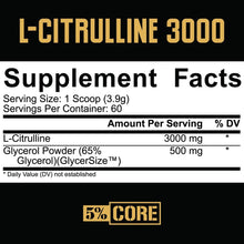 Load image into Gallery viewer, 5% Core L-Citruline-Supplements-Reflex Supplements Cranbrook