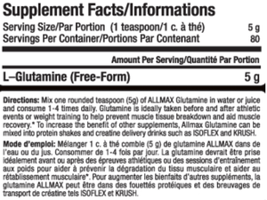 Allmax Glutamine-Supplements-Reflex Supplements Cranbrook